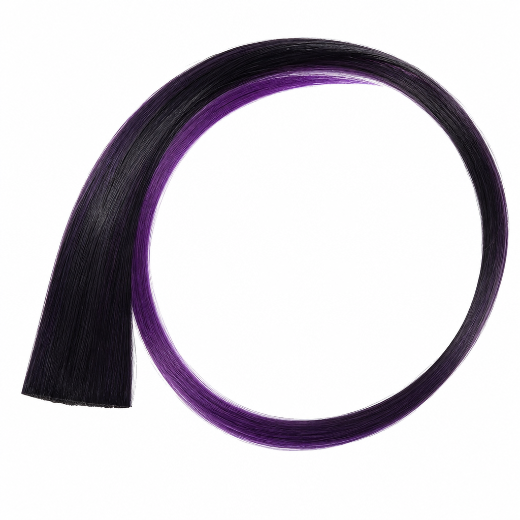 💇‍♀️ Extensión de cabello liso de color con clip | Colocación rápida y sin pegamento
