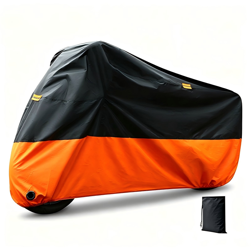 Funda impermeable para motocicleta con orificios para candado