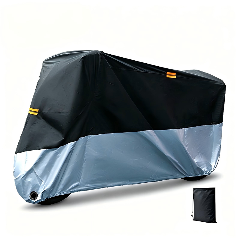 Funda impermeable para motocicleta con orificios para candado