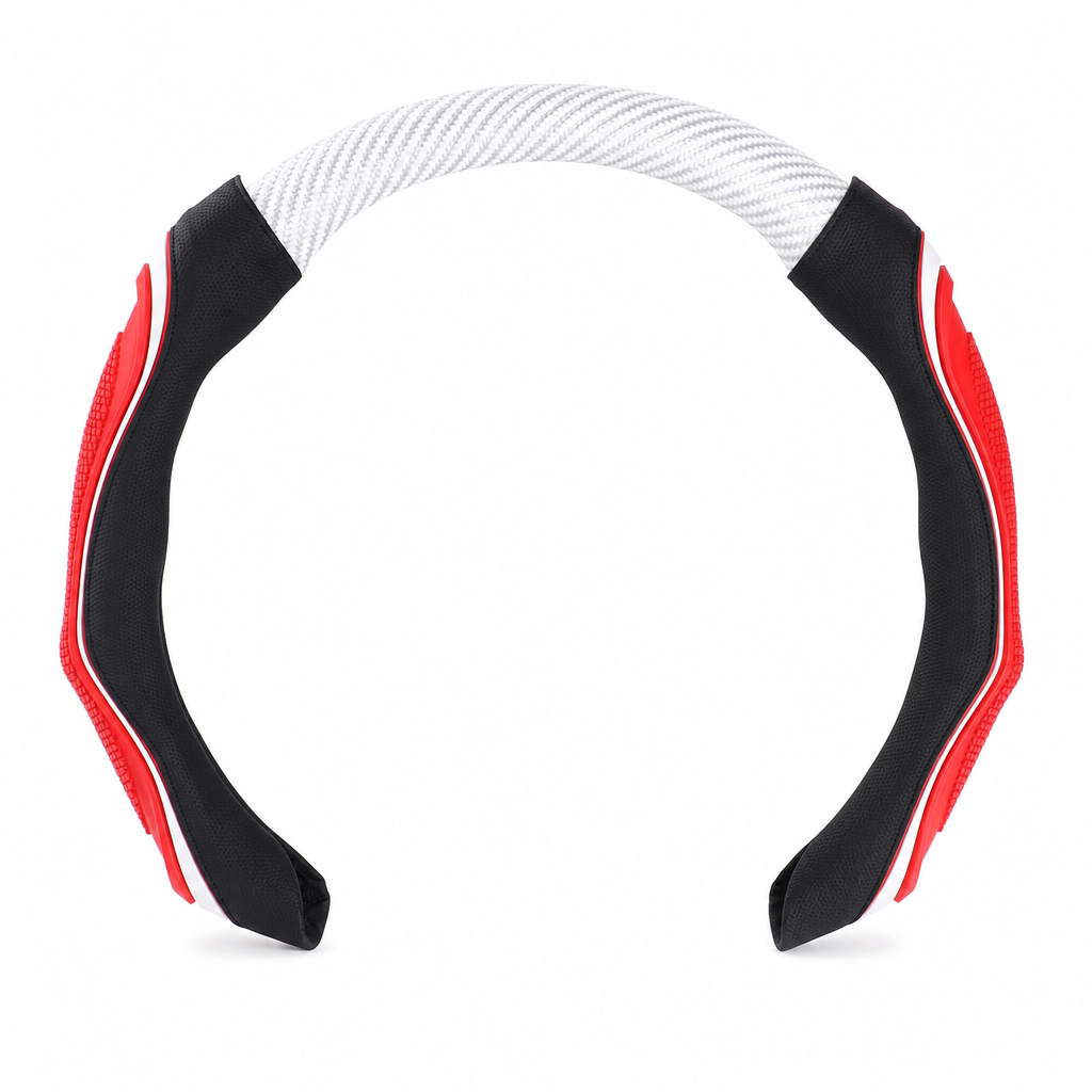 🔈50%OFF 🔥Universal Carbon Fibre Steering Wheel Cover – Anti-Slip Breathable Grip & Napa-Style Finish, Refresh Your Daily Drive ✨