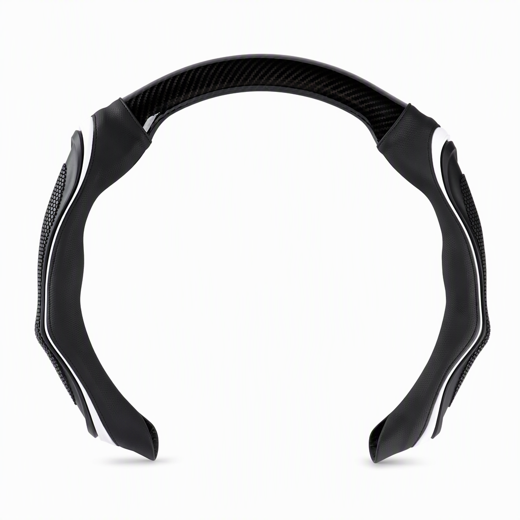 🔈50%OFF 🔥Universal Carbon Fibre Steering Wheel Cover – Anti-Slip Breathable Grip & Napa-Style Finish, Refresh Your Daily Drive ✨