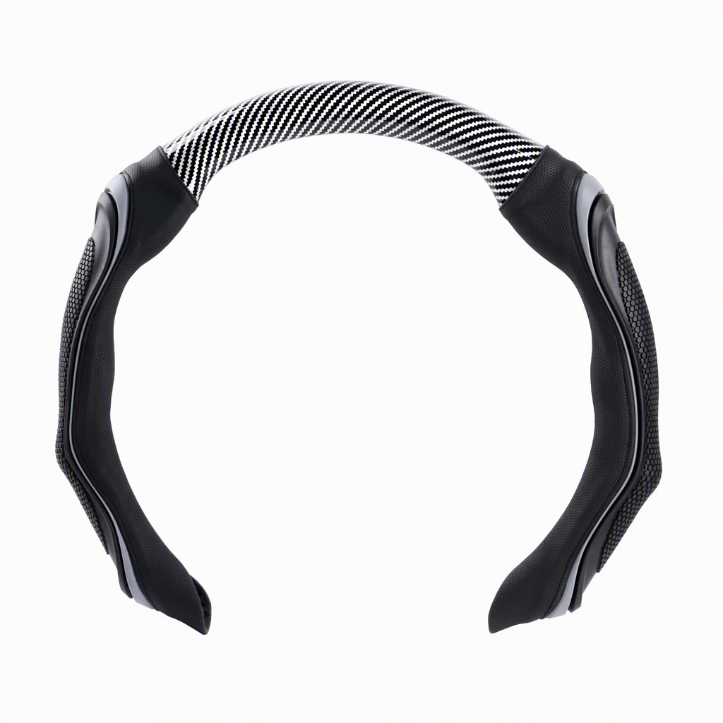 🔈50%OFF 🔥Universal Carbon Fibre Steering Wheel Cover – Anti-Slip Breathable Grip & Napa-Style Finish, Refresh Your Daily Drive ✨