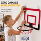 ⏳¡50% DE DESCUENTO!💥Aro de Baloncesto Plegable de Pared Sin Taladrar para Niños
