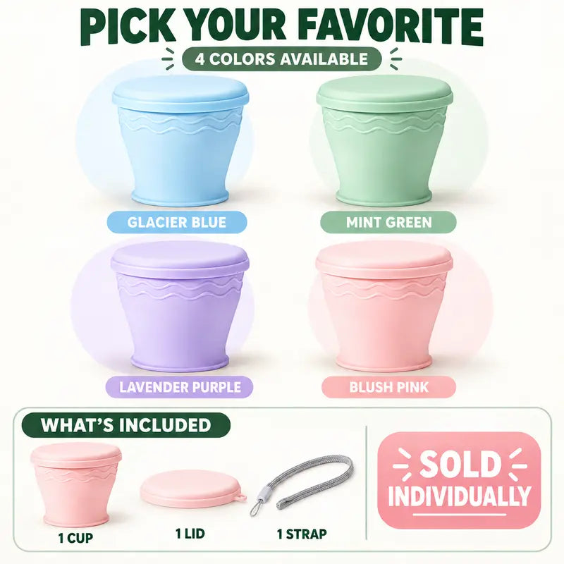 ¡Bebe al Instante Donde Vayas! Vaso de Viaje Plegable de Silicona