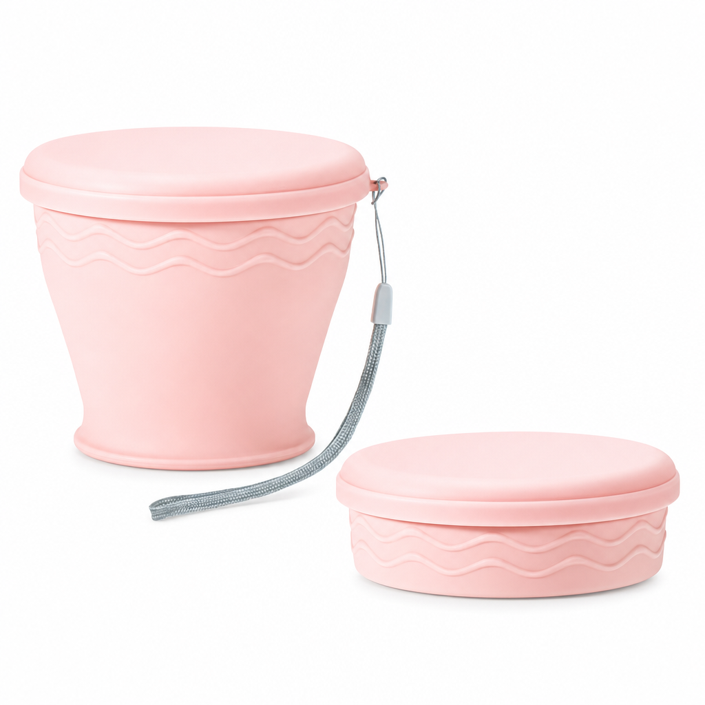 ¡Bebe al Instante Donde Vayas! Vaso de Viaje Plegable de Silicona