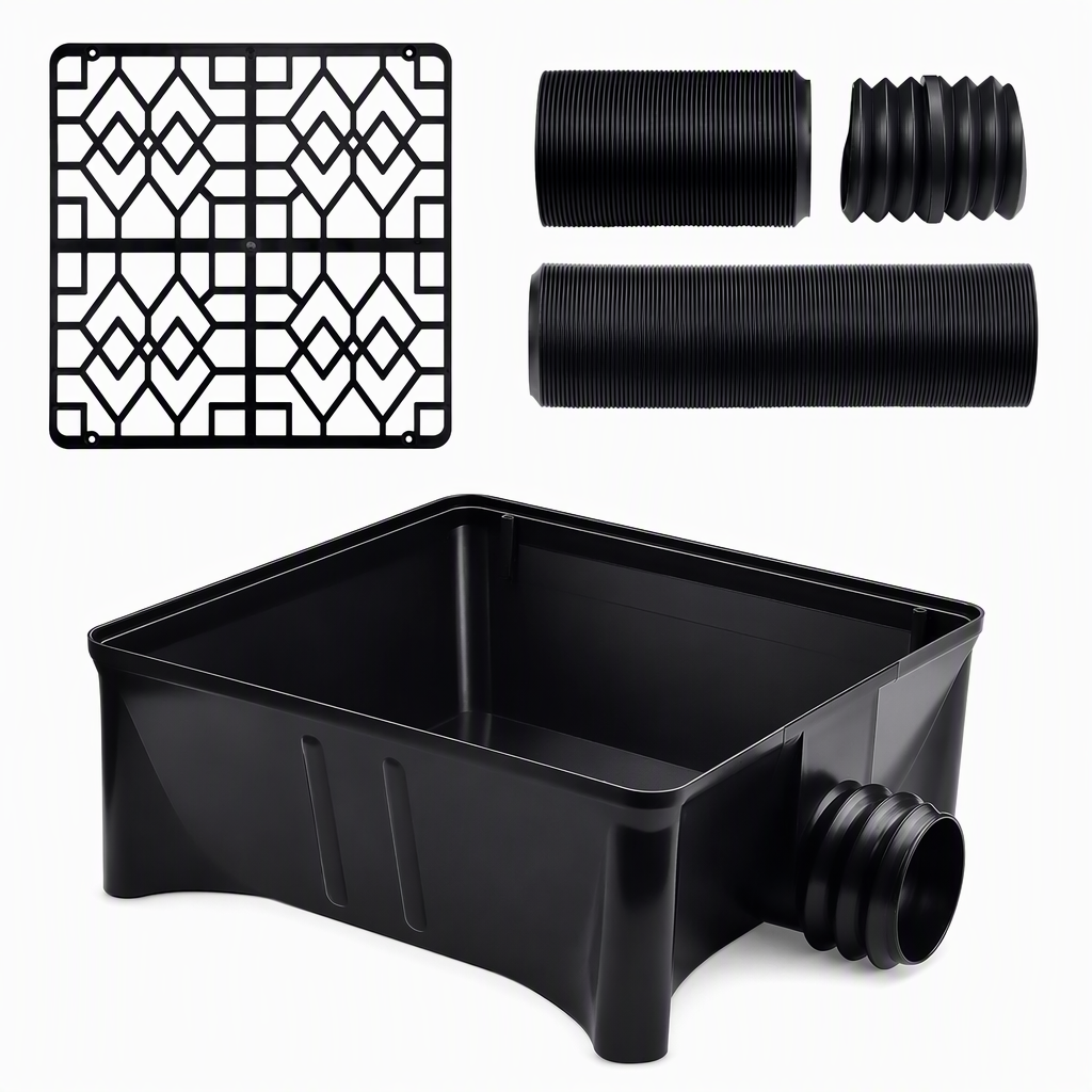 ⏳Time-Limited Special⏰Flexible Gutter Downspout Extension Pipe Set Plastic Rainwater Drain Hose for Roof Eaves and Exterior Walls