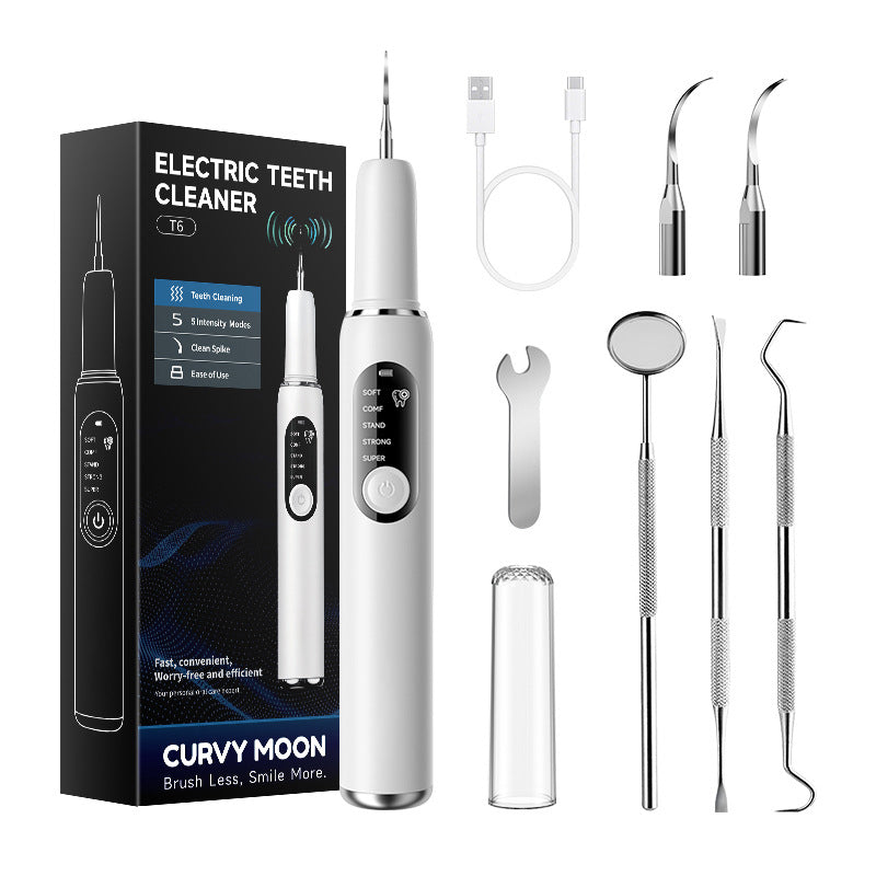 Limpiador dental ultrasónico portátil y kit eliminador de sarro