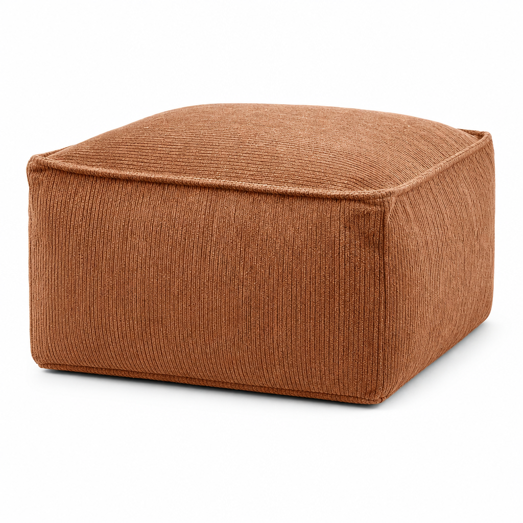 📢 ¡50 % DE DESCUENTO! 🧺 Funda de puf con almacenamiento · Lavable · 45 × 45 × 23 cm · Sin relleno