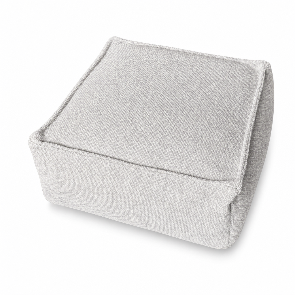 📢 ¡50 % DE DESCUENTO! 🧺 Funda de puf con almacenamiento · Lavable · 45 × 45 × 23 cm · Sin relleno