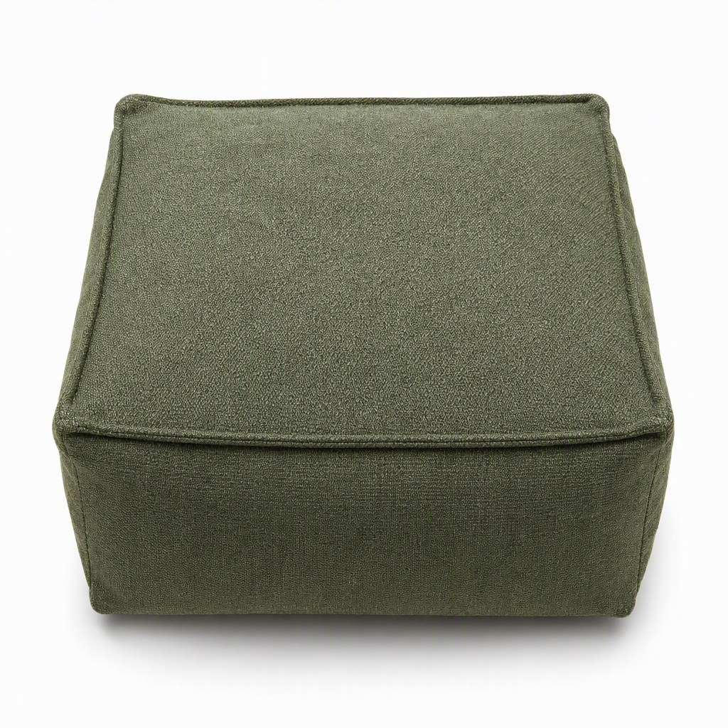 📢 ¡50 % DE DESCUENTO! 🧺 Funda de puf con almacenamiento · Lavable · 45 × 45 × 23 cm · Sin relleno