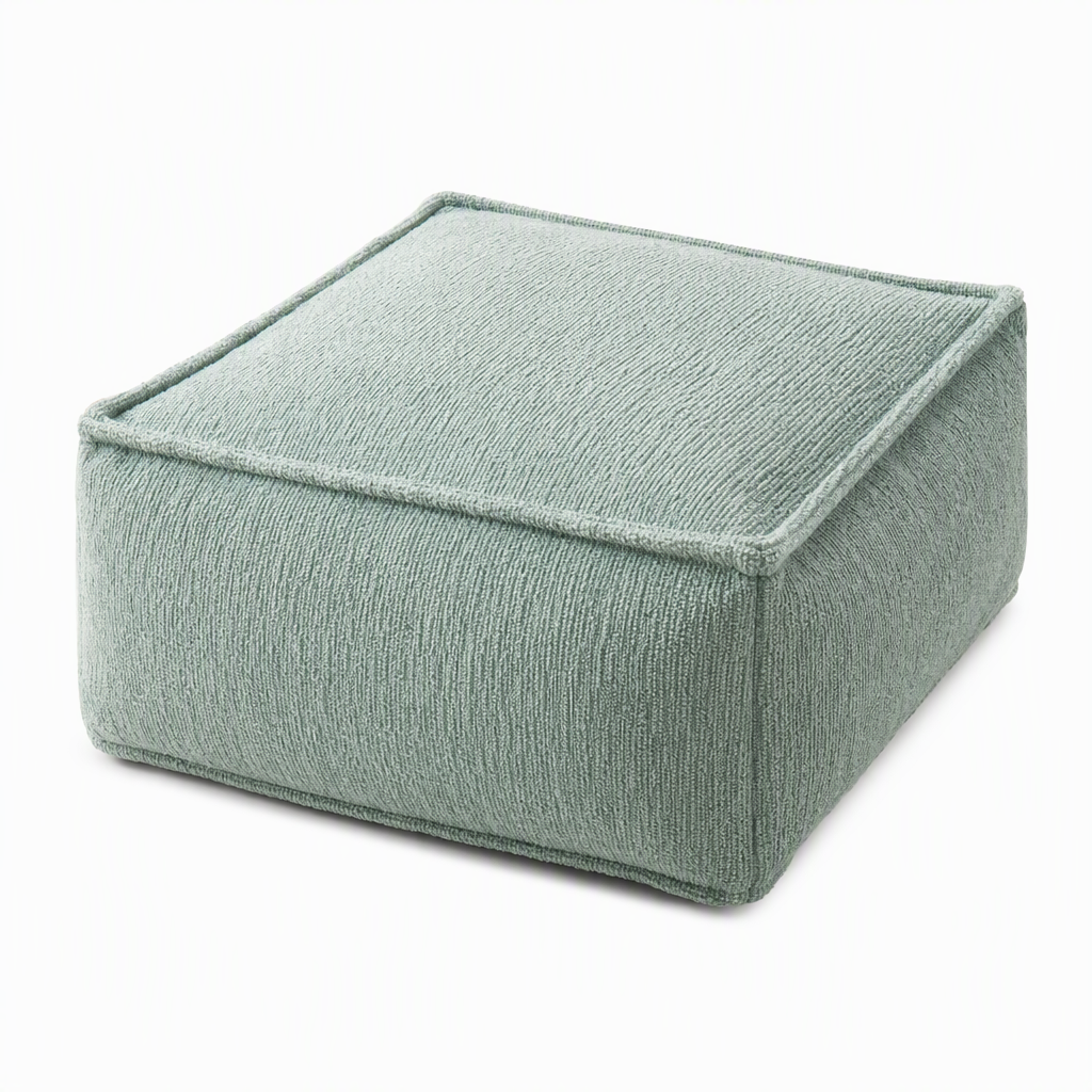 📢 ¡50 % DE DESCUENTO! 🧺 Funda de puf con almacenamiento · Lavable · 45 × 45 × 23 cm · Sin relleno