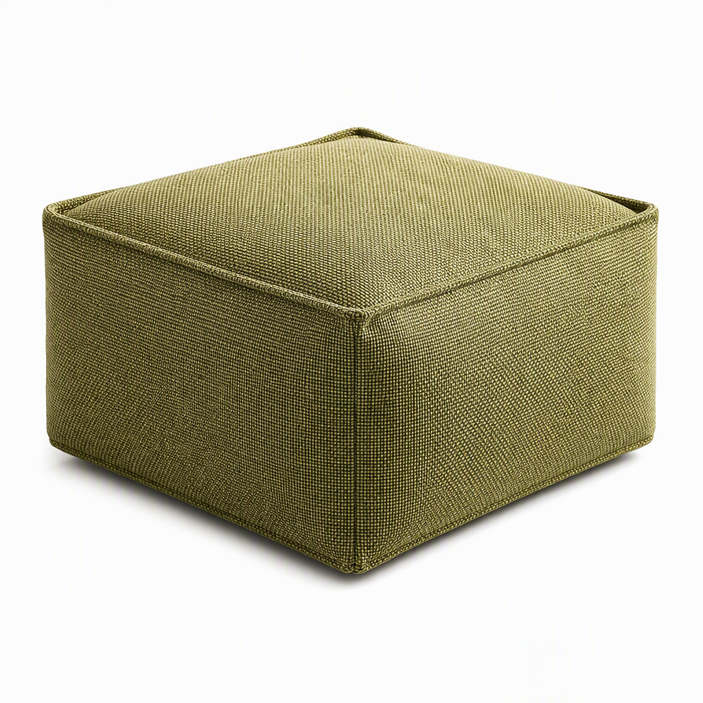 📢 ¡50 % DE DESCUENTO! 🧺 Funda de puf con almacenamiento · Lavable · 45 × 45 × 23 cm · Sin relleno