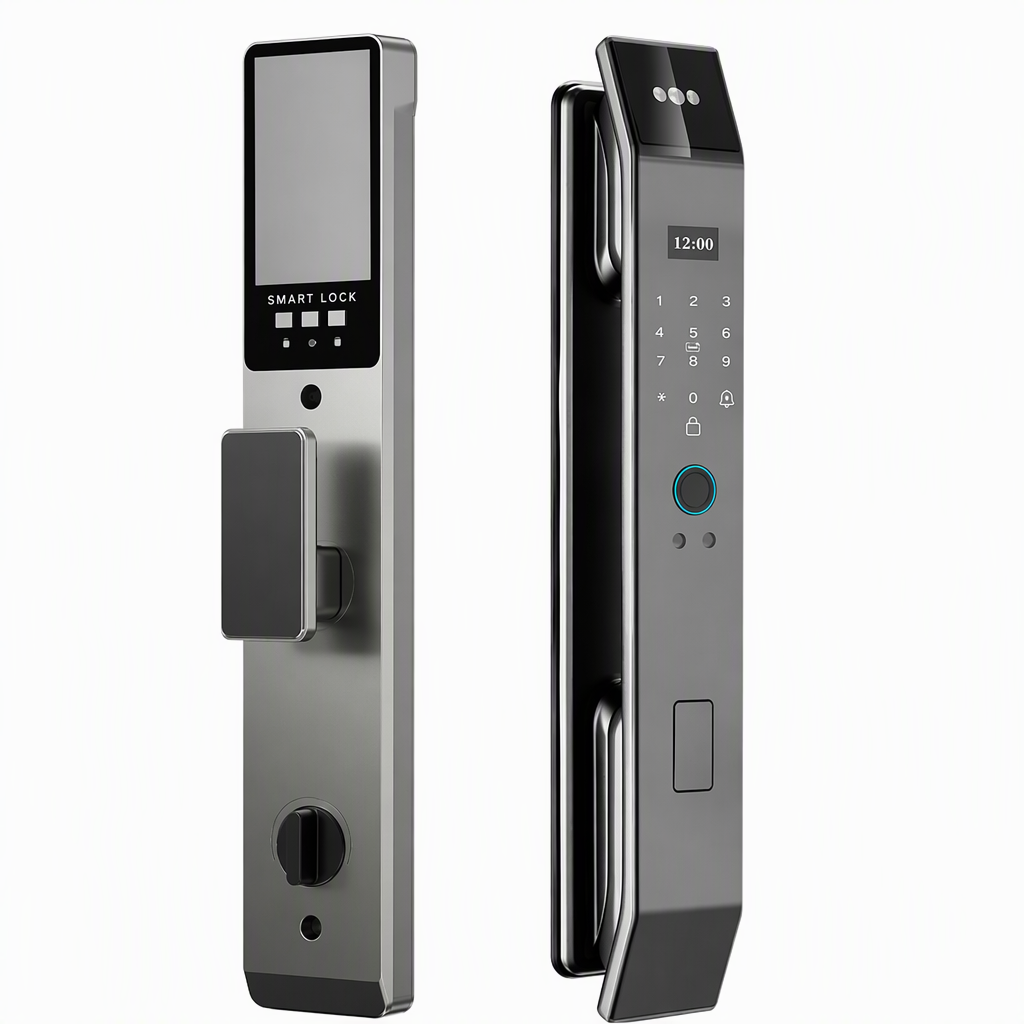 ⏳¡50% DE DESCUENTO!⏰Cerradura Inteligente para Puerta con Huella, Reconocimiento Facial, Vena Palmar y Control Remoto🏠🛡️