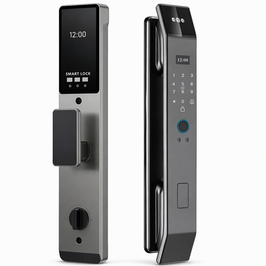 ⏳¡50% DE DESCUENTO!⏰Cerradura Inteligente para Puerta con Huella, Reconocimiento Facial, Vena Palmar y Control Remoto🏠🛡️