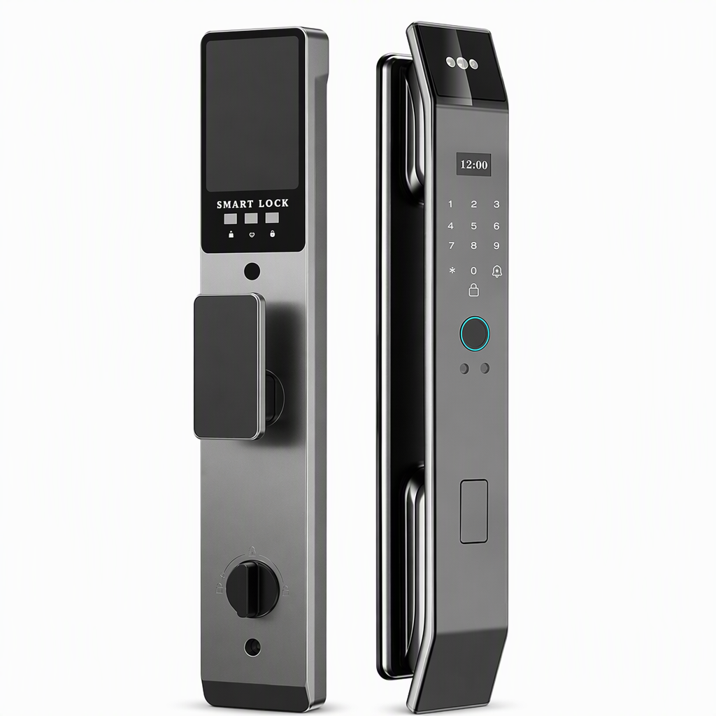 ⏳¡50% DE DESCUENTO!⏰Cerradura Inteligente para Puerta con Huella, Reconocimiento Facial, Vena Palmar y Control Remoto🏠🛡️