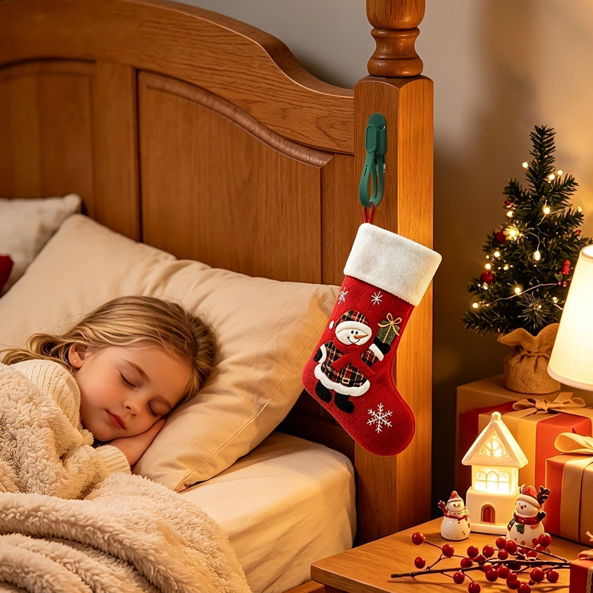 🎄 ¡50% DE DESCUENTO POR TIEMPO LIMITADO! 🎁 Sujetadores de Silicón y Ganchos Sin Rastro para Coronas Navideñas – Kit Reutilizable para Colgar Decoración sin Daños ✨
