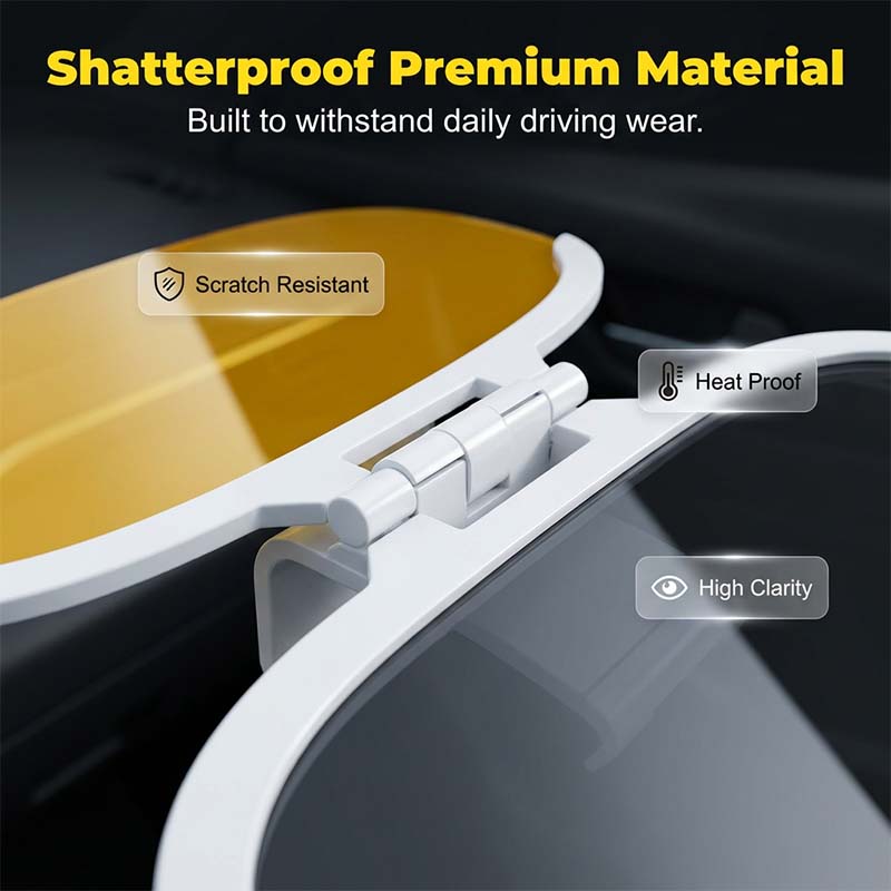 📢📢50% OFF !! ⏰Extensor de visera antirreflejante para auto