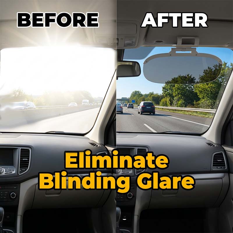 📢📢50% OFF !! ⏰Extensor de visera antirreflejante para auto
