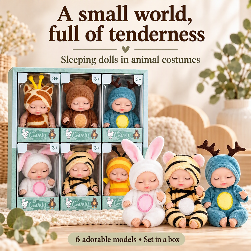 Mini muñecas «Reborn»: muñecas de bebé realistas y muy parecidas a las de verdad
