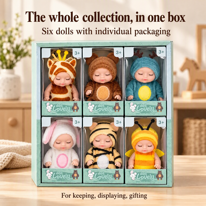 Mini muñecas «Reborn»: muñecas de bebé realistas y muy parecidas a las de verdad