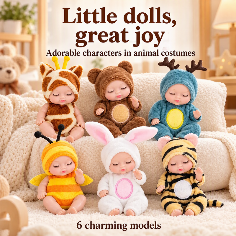 Mini muñecas «Reborn»: muñecas de bebé realistas y muy parecidas a las de verdad
