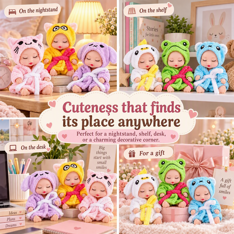 Mini muñecas «Reborn»: muñecas de bebé realistas y muy parecidas a las de verdad