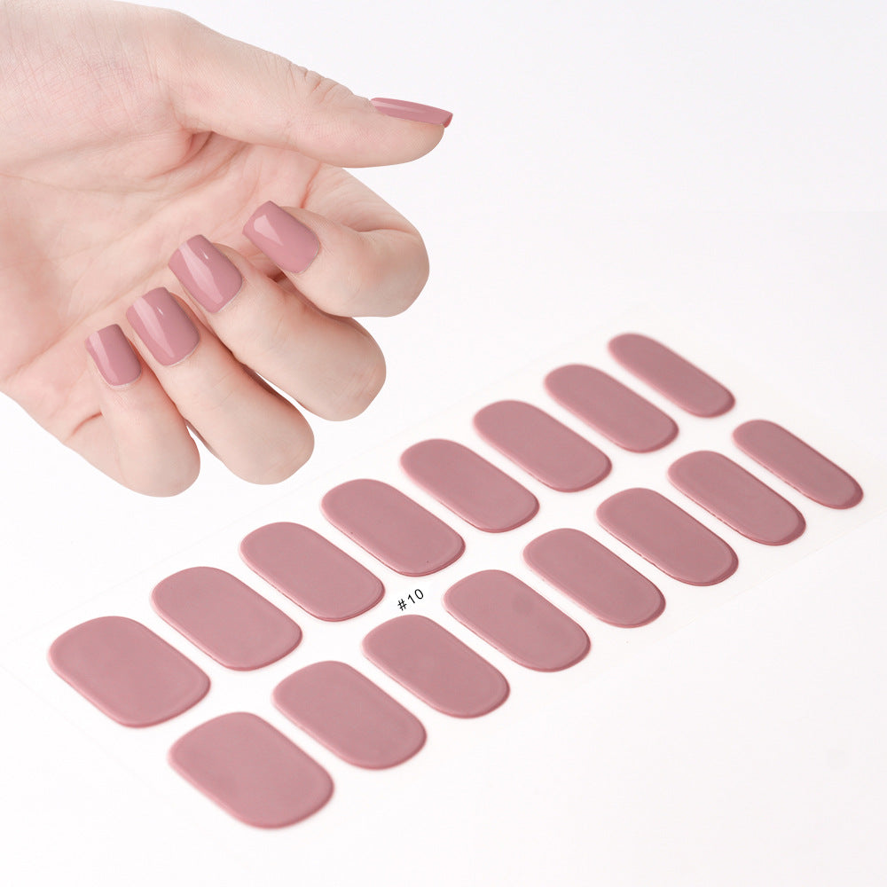 🎅Oferta de Año Nuevo🎄Pegatinas de uñas de gel semicuradas