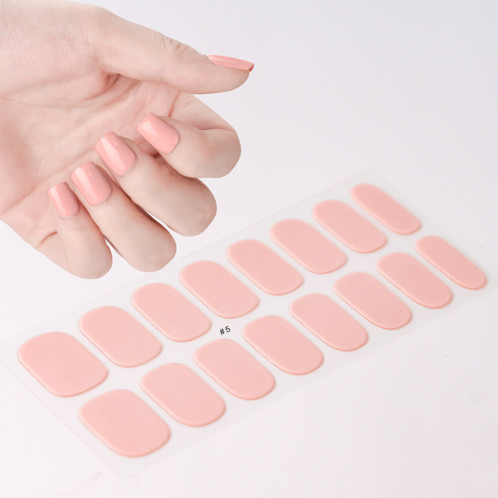 🎅Oferta de Año Nuevo🎄Pegatinas de uñas de gel semicuradas