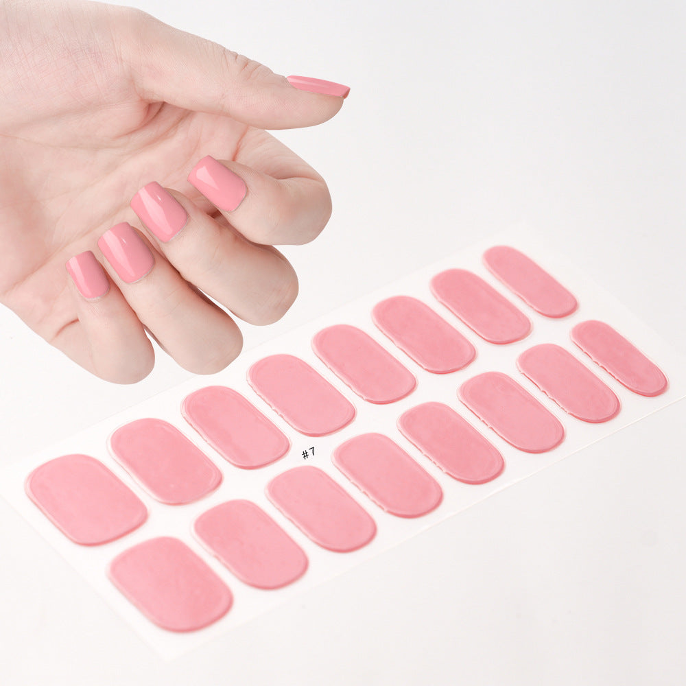 🎅Oferta de Año Nuevo🎄Pegatinas de uñas de gel semicuradas