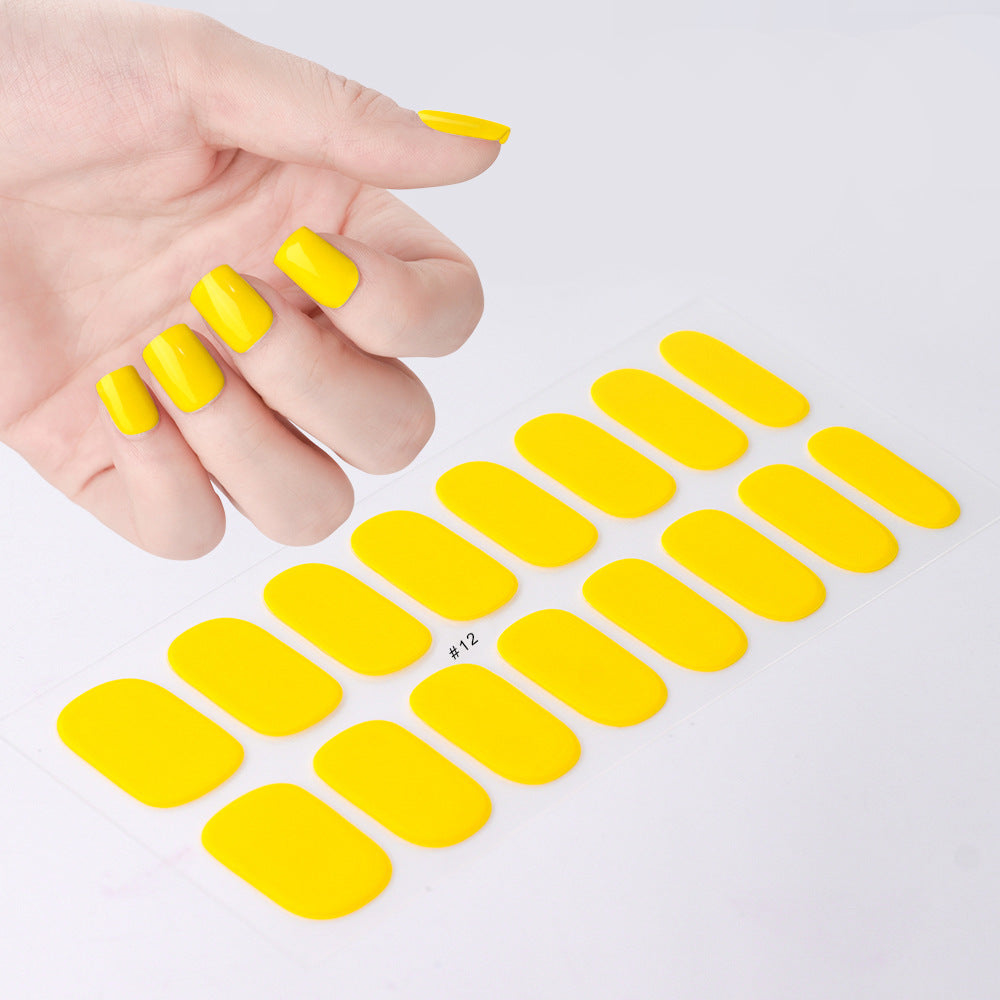 🎅Oferta de Año Nuevo🎄Pegatinas de uñas de gel semicuradas