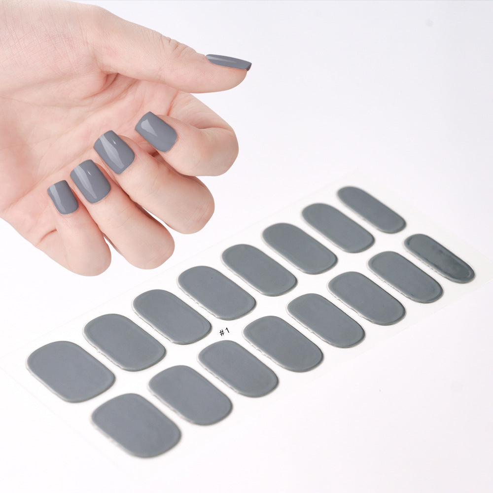 🎅Oferta de Año Nuevo🎄Pegatinas de uñas de gel semicuradas