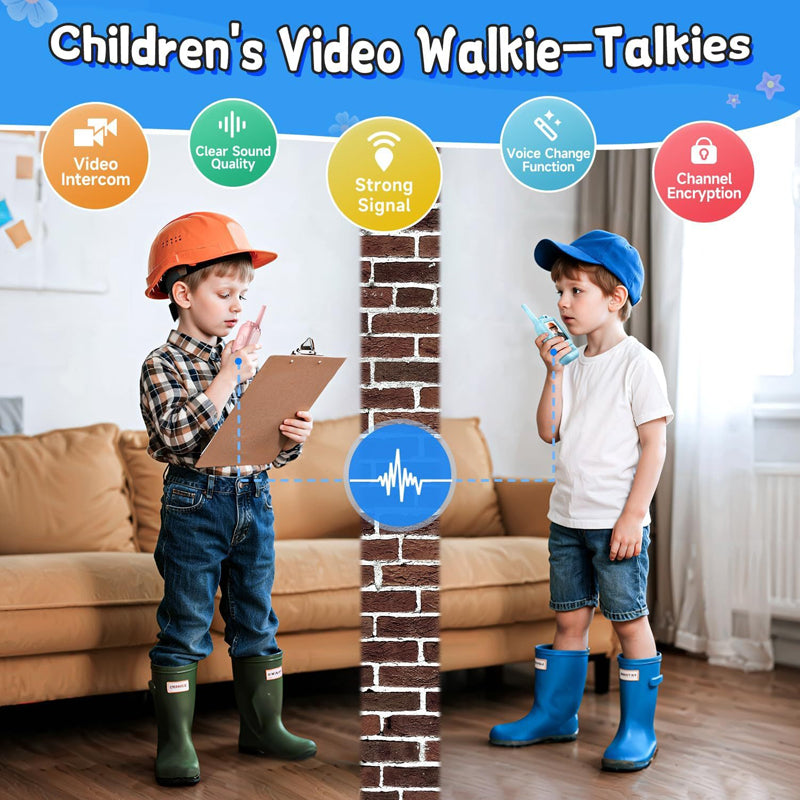 Walkie Talkies con Videollamada para Niños