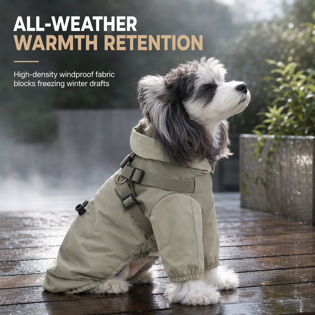 ⏳50% Descuento💥Chaqueta Acolchada de Invierno Impermeable y Cortavientos para Perros