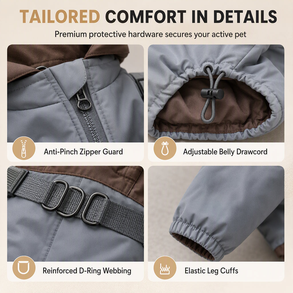 ⏳50% Descuento💥Chaqueta Acolchada de Invierno Impermeable y Cortavientos para Perros