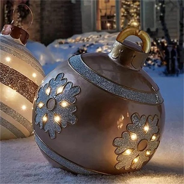 Bola Inflable Decorativa de PVC para Navidad para Exteriores