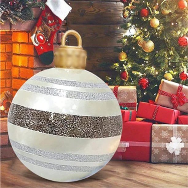 Bola Inflable Decorativa de PVC para Navidad para Exteriores