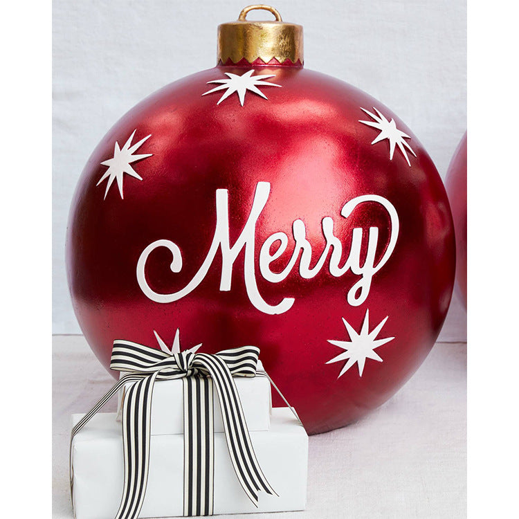 Bola Inflable Decorativa de PVC para Navidad para Exteriores