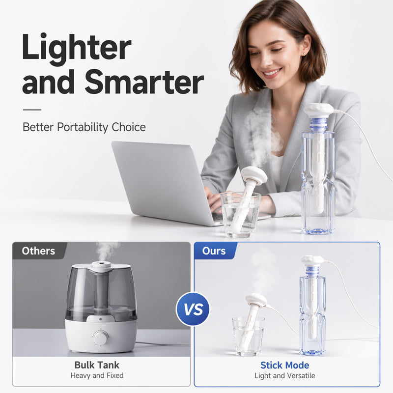 Mini Humidificador de Vapor USB Portátil