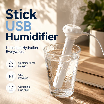 Mini Humidificador de Vapor USB Portátil