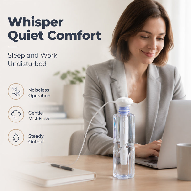 Mini Humidificador de Vapor USB Portátil