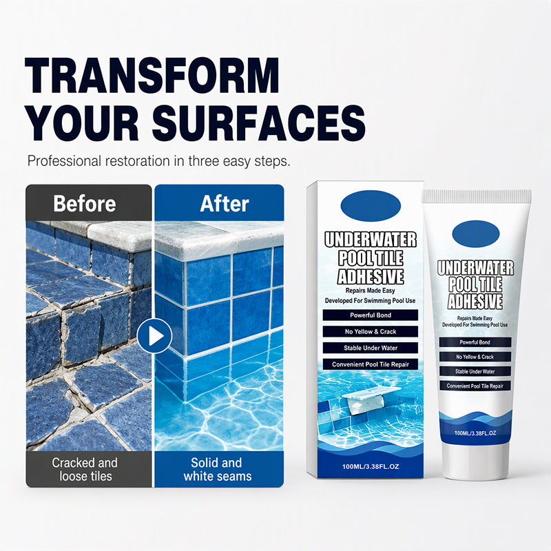 Adhesivo subacuático de alta resistencia para azulejos de piscina