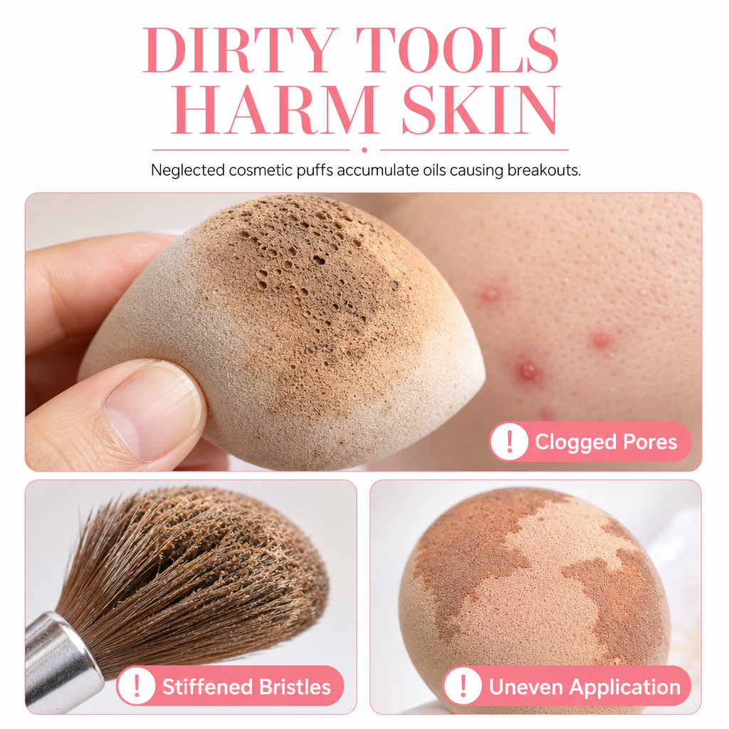 Limpiador Líquido para Brochas de Maquillaje y Esponjas (50 ml)