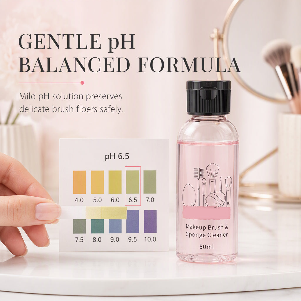 Limpiador Líquido para Brochas de Maquillaje y Esponjas (50 ml)