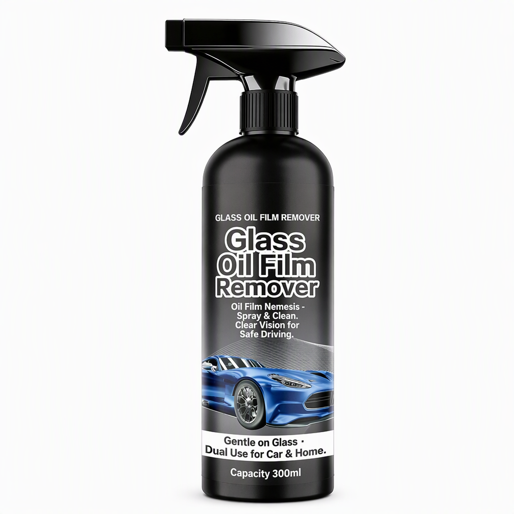 🚗Spray Eliminador de Película de Aceite en Vidrios de Auto💦Limpieza Profunda de Parabrisas