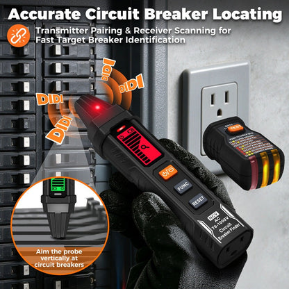 ✨⚡️Localizador digital de disyuntores con comprobador de enchufes