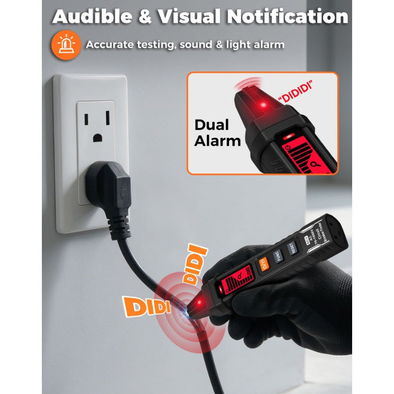 ✨⚡️Localizador digital de disyuntores con comprobador de enchufes