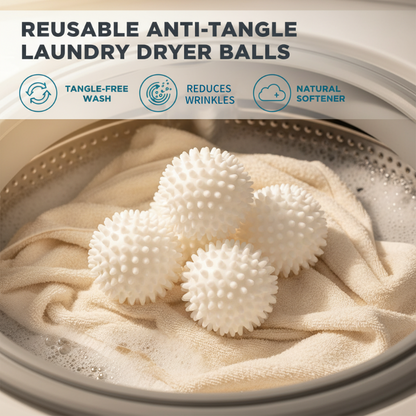 Boules de séchage réutilisables anti-emmêlement pour le linge