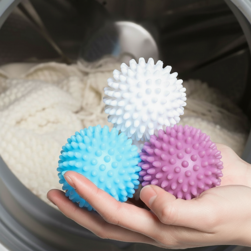 Boules de séchage réutilisables anti-emmêlement pour le linge