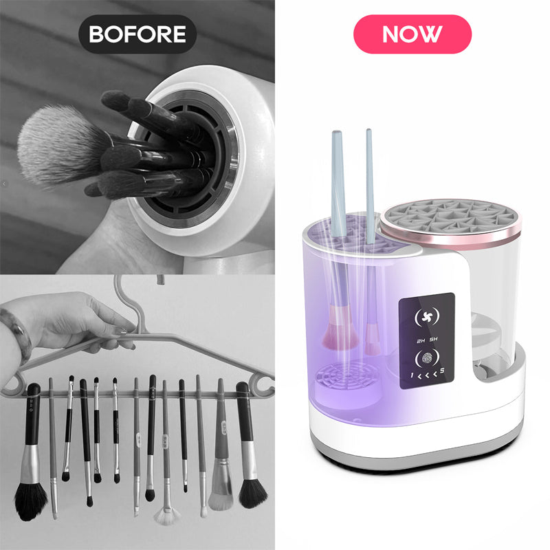 🎨🧼 Limpiador eléctrico de brochas de maquillaje 3 en 1