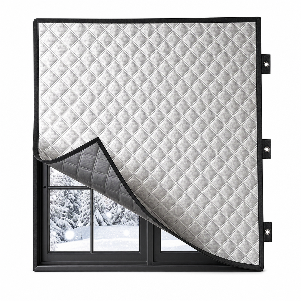 📢 ¡50% DE DESCUENTO! Cortina Térmica para Ventana – Aislante contra el Frío y Fácil de Enrollar 🔥✨